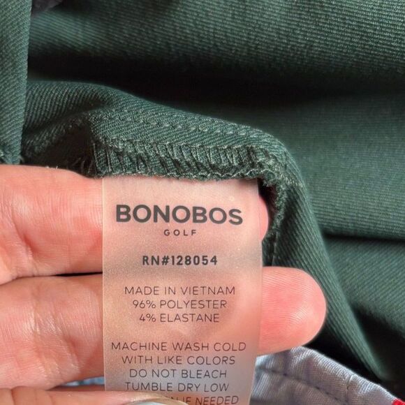 Bonobos Golf Justin Rose Highland Tour Pants Marine Blue Slim Trouser Size 30x30 - Picture 9 of 9